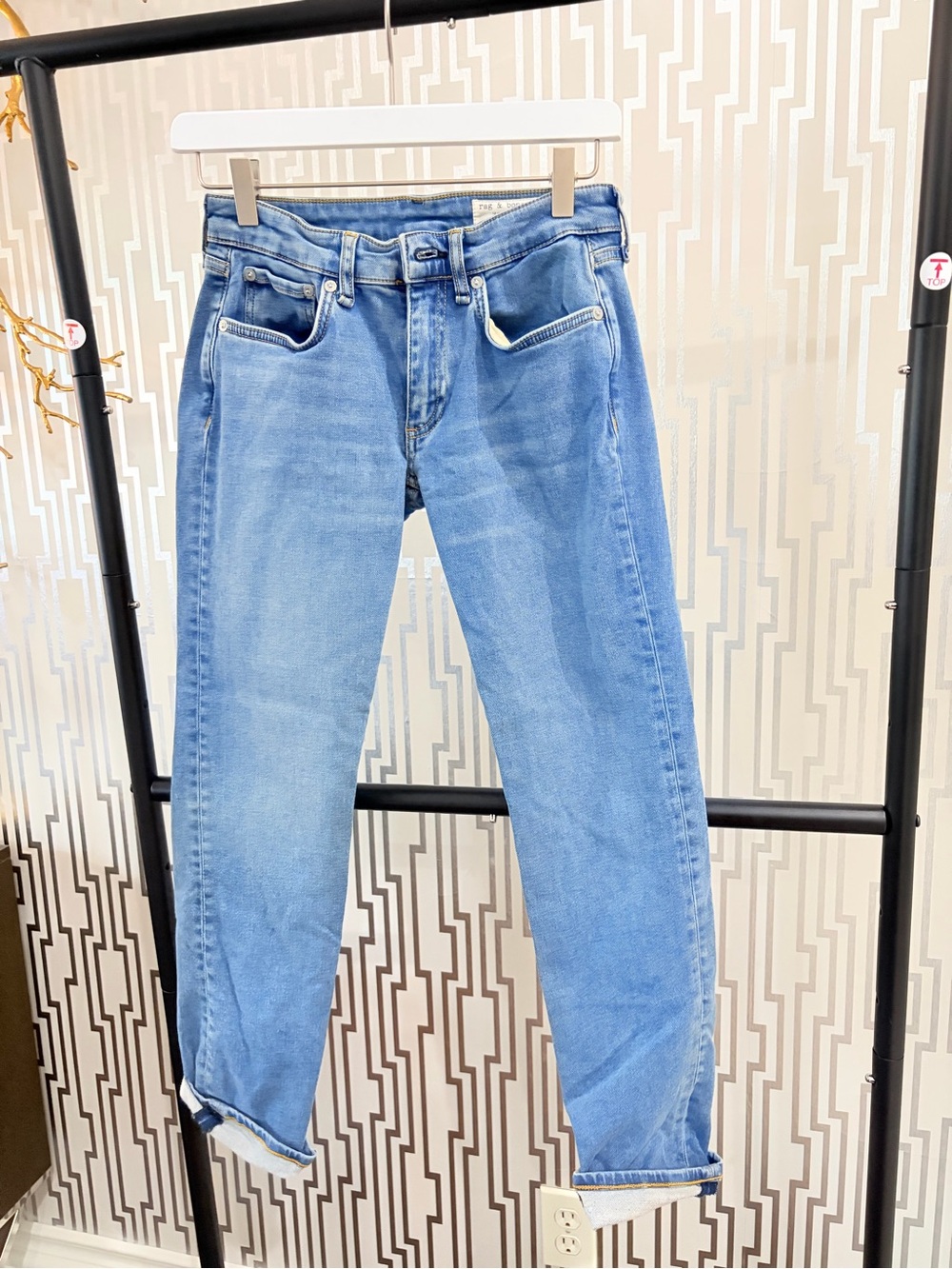 Rag and Bone Dre low rise slim boyfriend Jean size 23